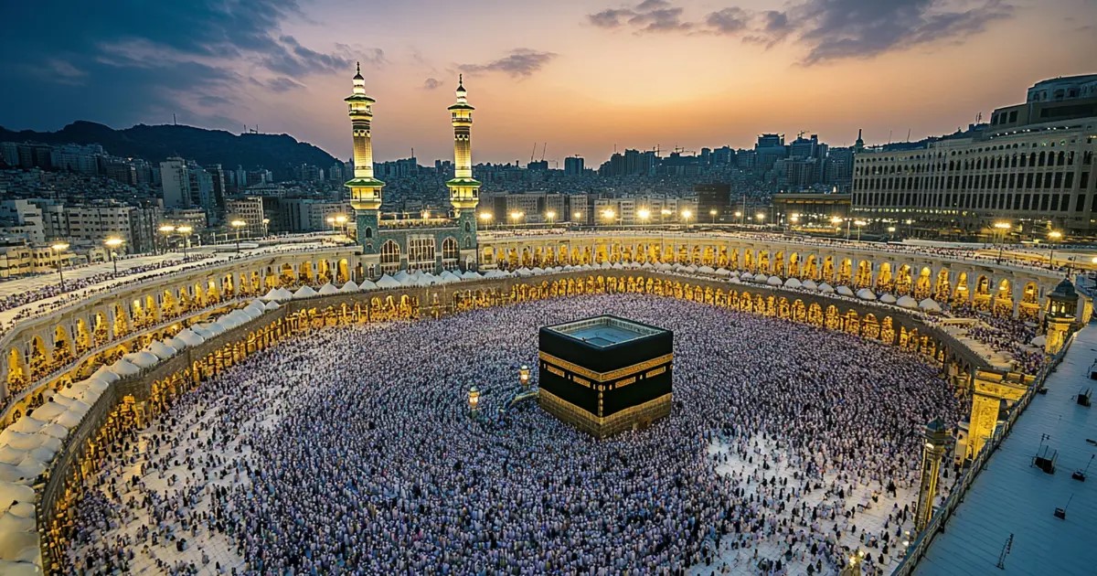 Pilgrims performing Umrah