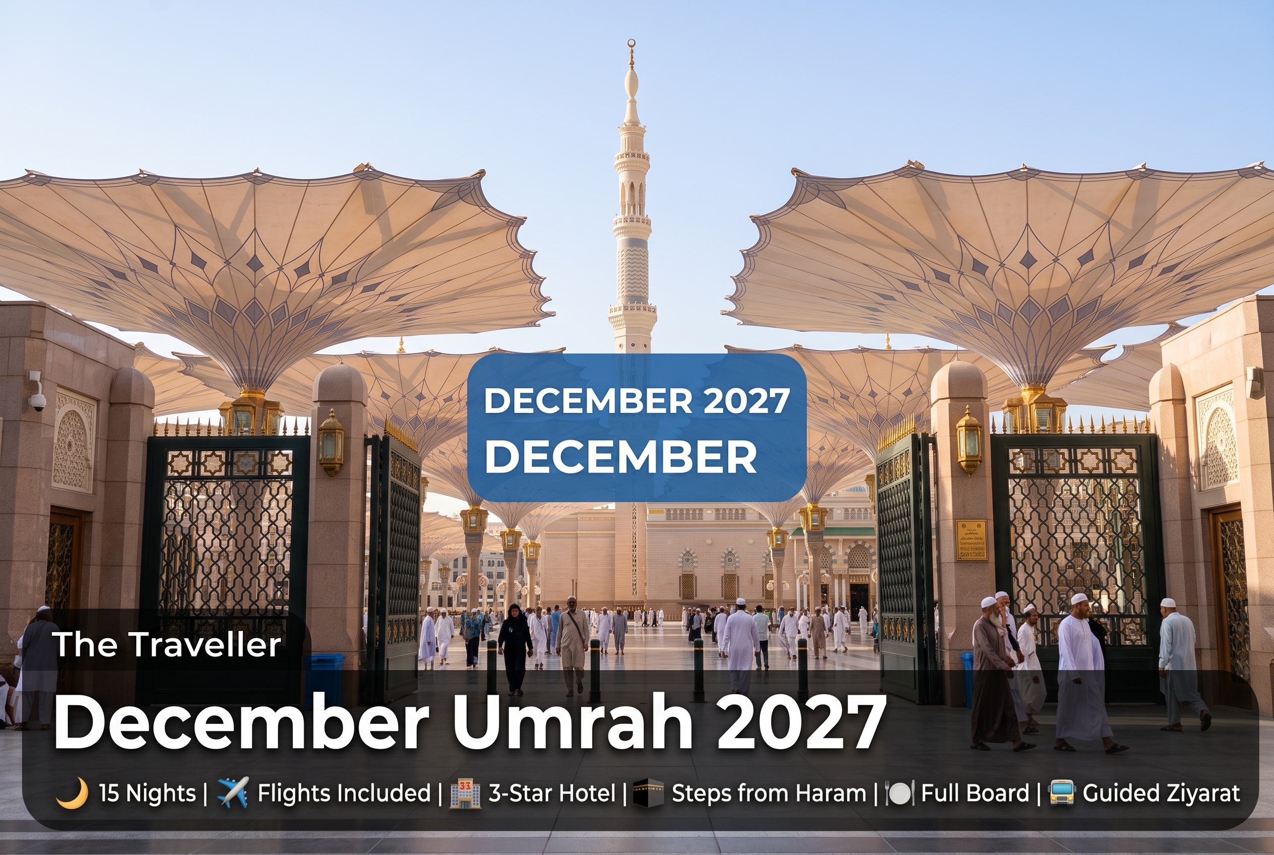 December 2027 - 15 Days Umrah