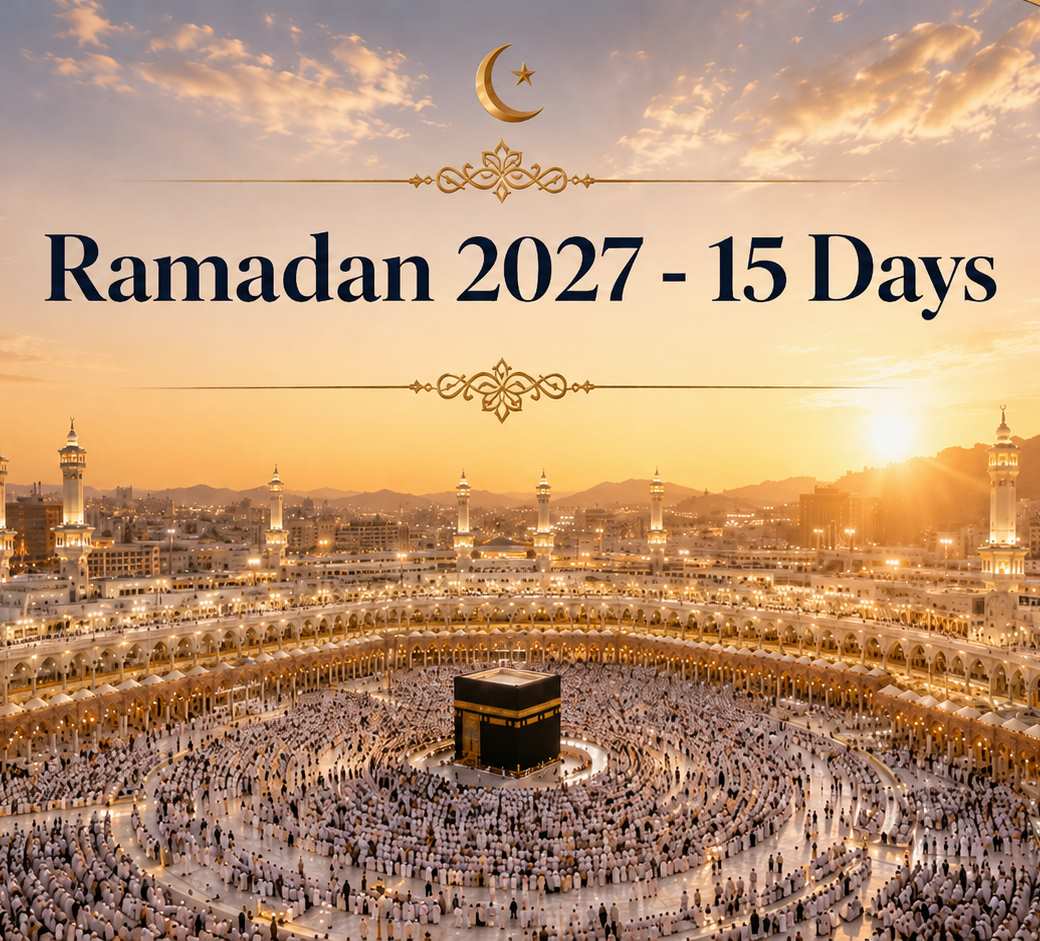 Ramadan 2027 - 15 Days